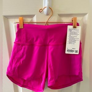 Lululemon size 0 Sonic Pink Speed Up 4”